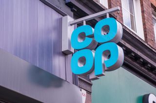 Co-op shop sign