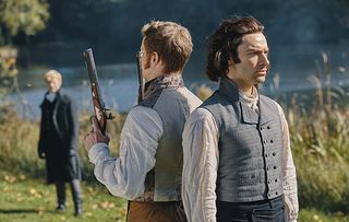 Will Ross Poldark be KILLED in an epic duel? Aidan Turner and Max Bennett reveal all