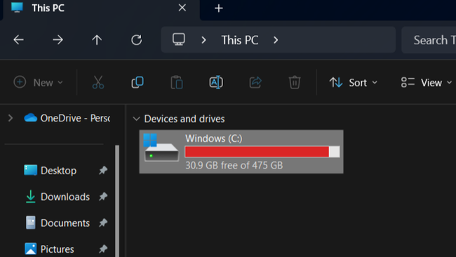 increase disk space windows 11