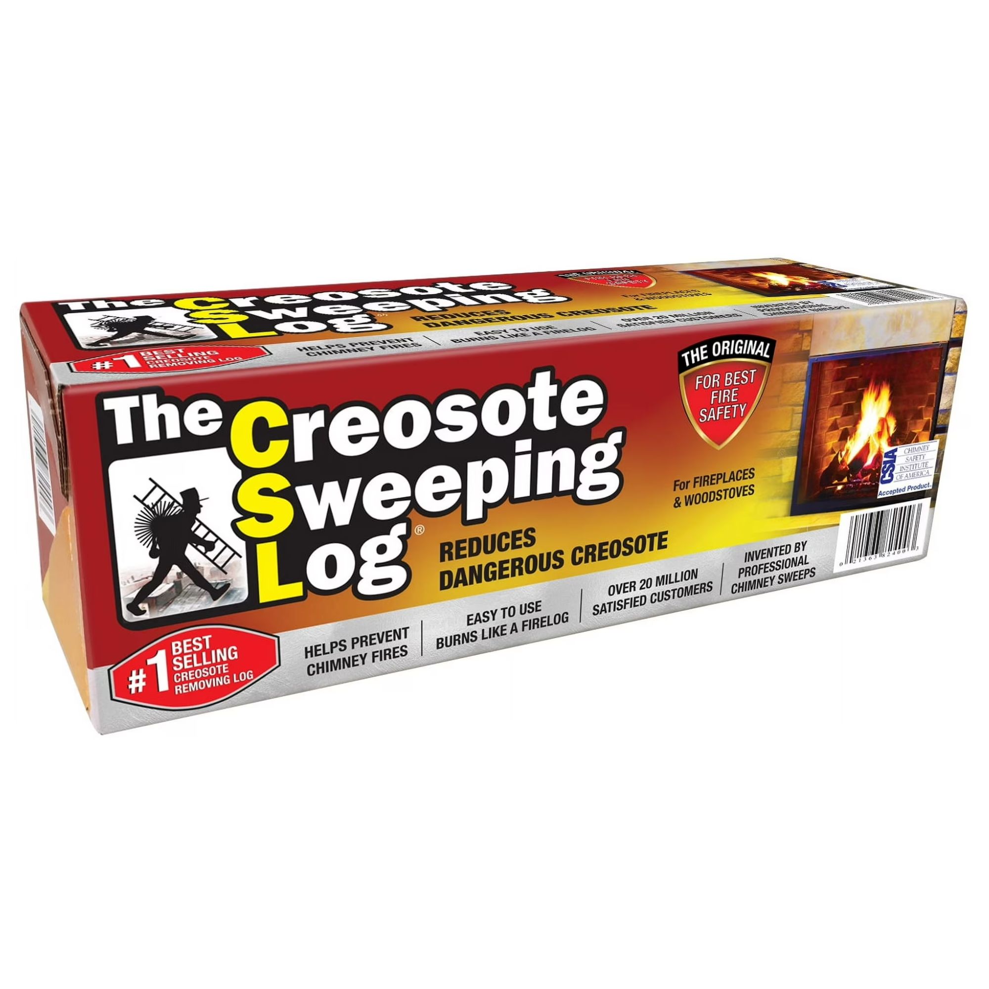 The creosote sweeping log