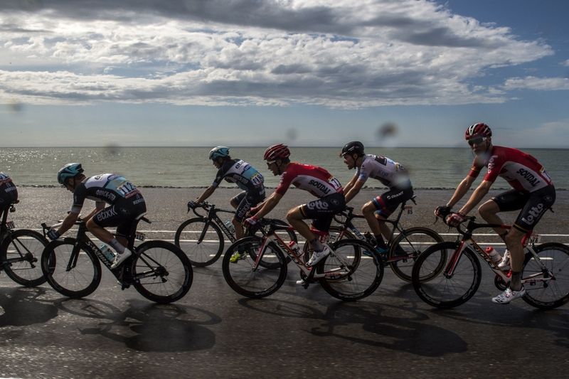 Riding along the North Sea