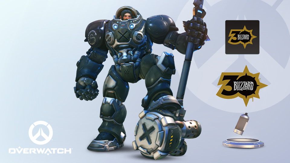 Blizzard 30th anniversary in-game items