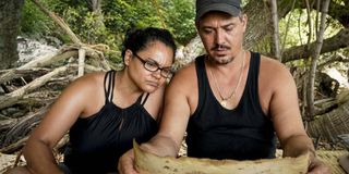 Sandra Diaz-Twine and Rob Mariano on Survivor