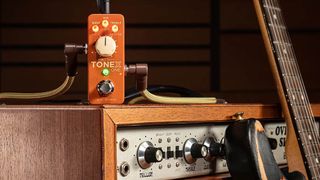 IK Multimedia Tonex One Double Special: the limited edition mini pedal comes preloaed with 20 modelled sounds from two of IK's own super-rare Dumbles.