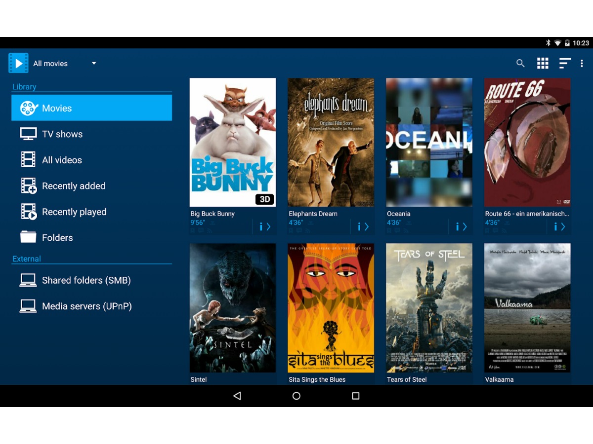 best android video players archos