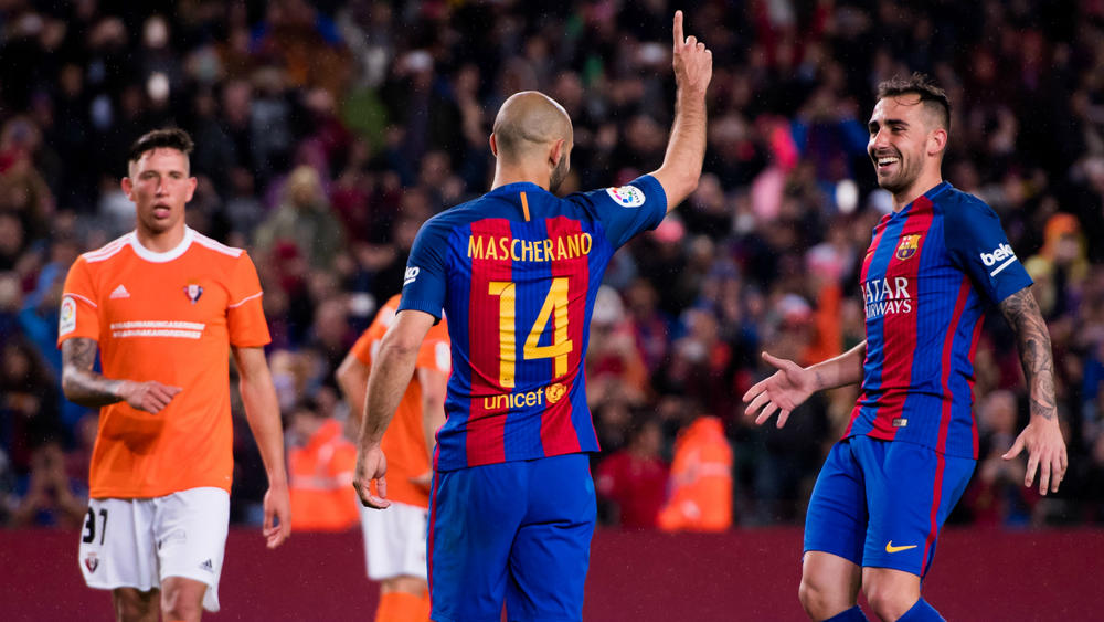 Mascherano Scores First Barcelona Goal... In His 319th Appearance ...