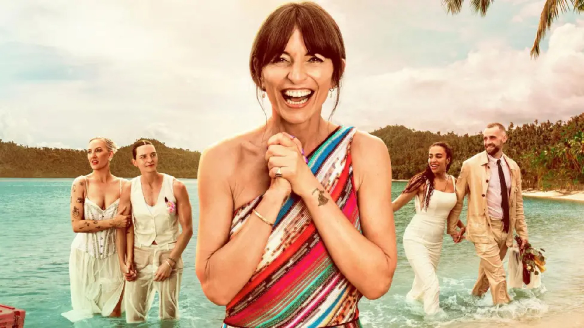 Davina McCall hosting Stranded on Honeymoon Island