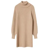 Ribbed turtleneck dress, was £35.99, now £21.59 | Mango (40% off)