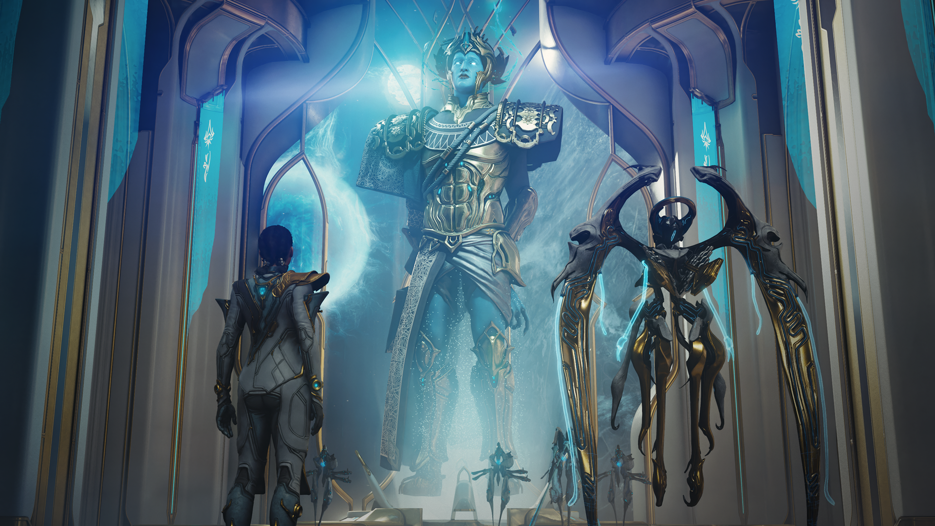 Screenshot from the TennoCon 2025 Warframe live demo.