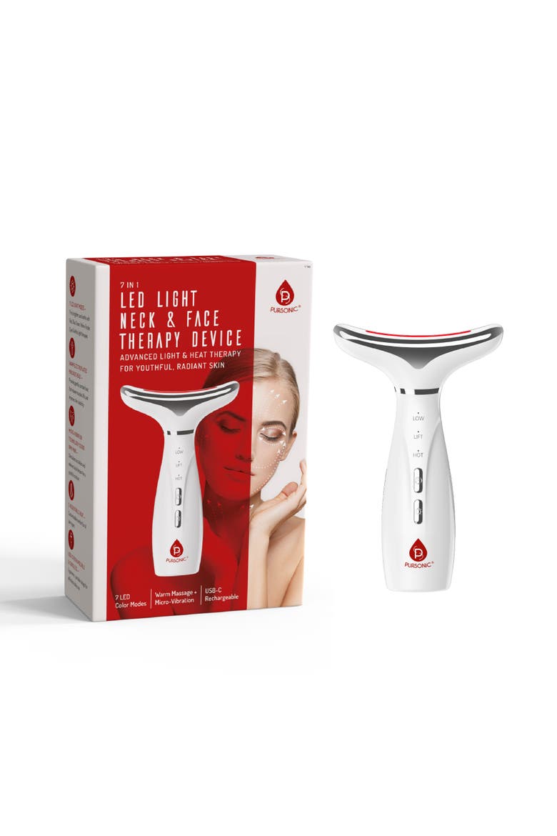 7-Color Led Light Therapy Neck &amp;amp; Face Device