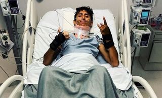 Egan Bernal posted a photo from his hospital bed as his recovery continued
