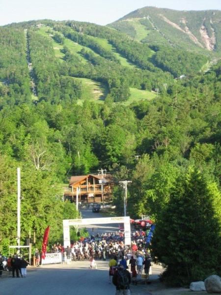 On the startline at the Wilmington-Whiteface 100k.