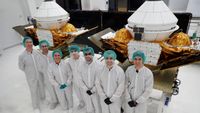Varda's W-8 and W-9 vehicles launched together on SpaceX's Transporter-18 mission on Oct. 1, 2026, marking the first time that two commercial reentry vehicles were sent to orbit at the same time.