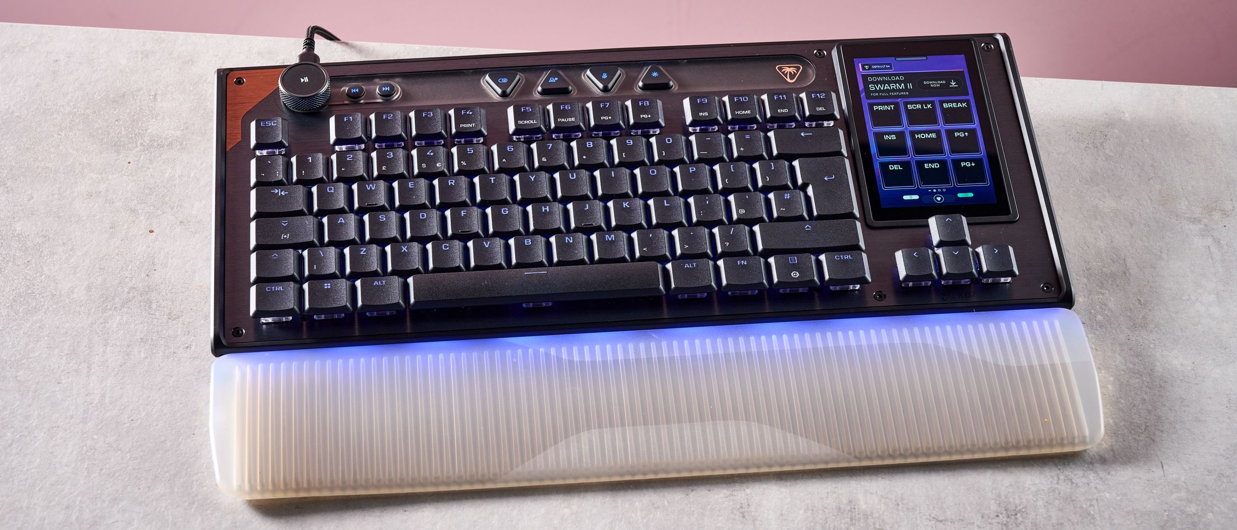 I swapped my mechanical keyboard for Turtle Beach's new Hall effect, touchscreen-equipped TKL model — and its smooth typing and high customizability made me never want to go back