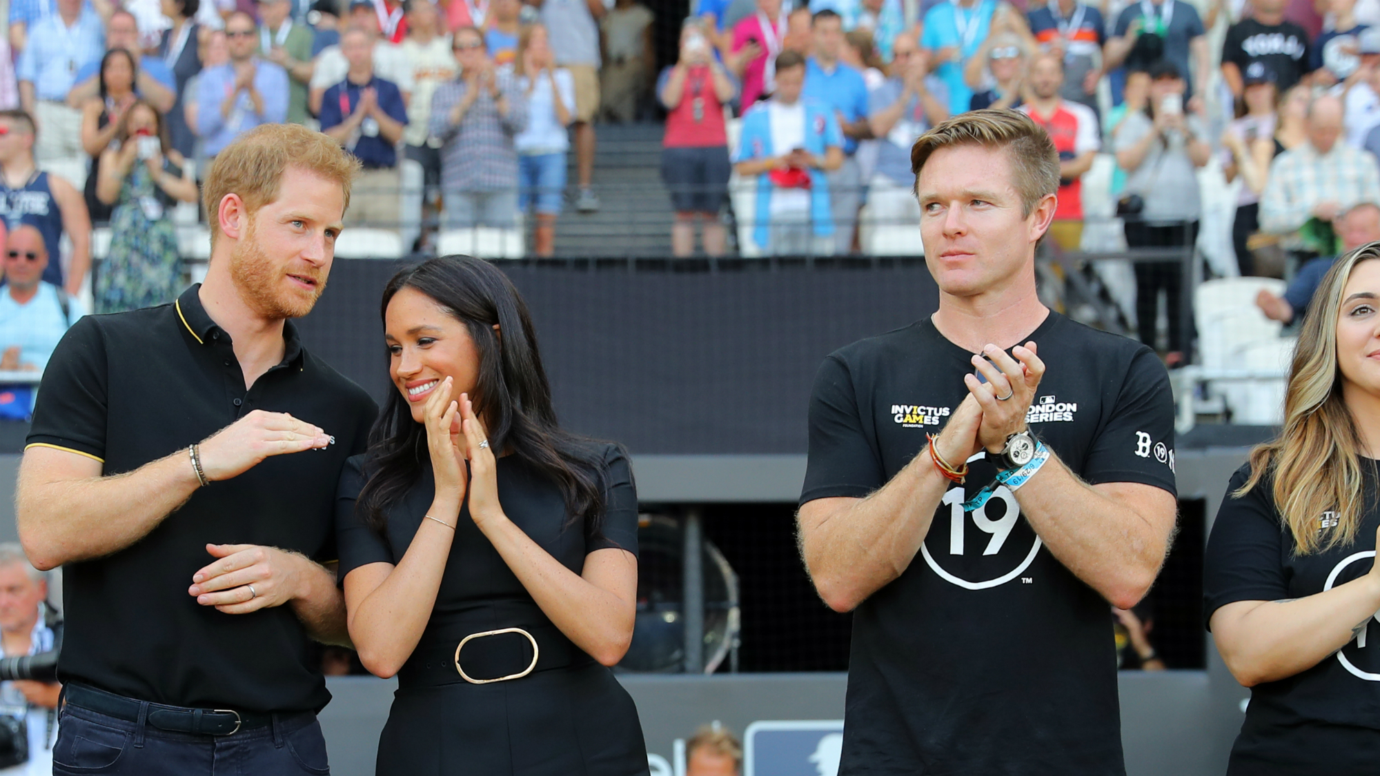 Mad About Meghan: Radiant Meghan Makes Surprise Appearance for Red Sox v  Yankees Game