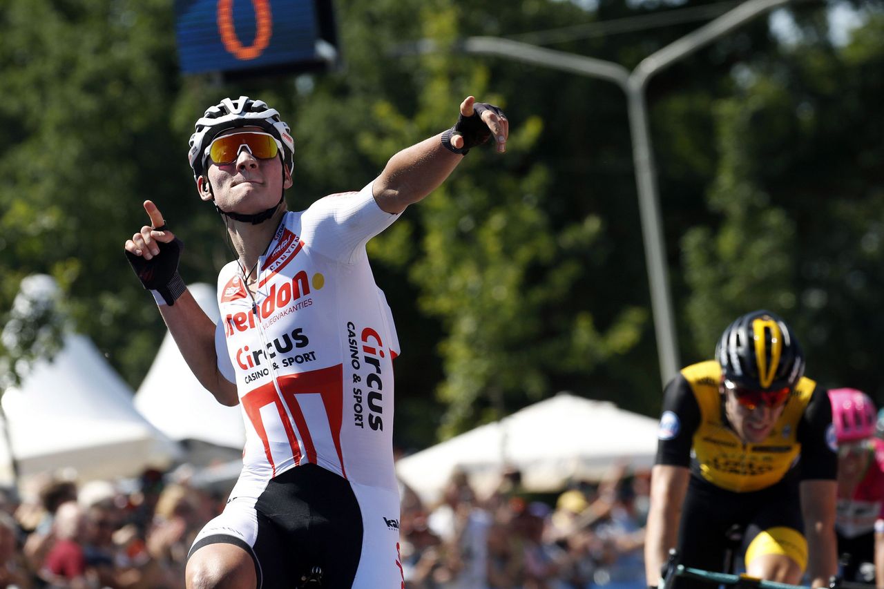 Mathieu van der Poel (Corendon-Circus) wins the Dutch road race championships