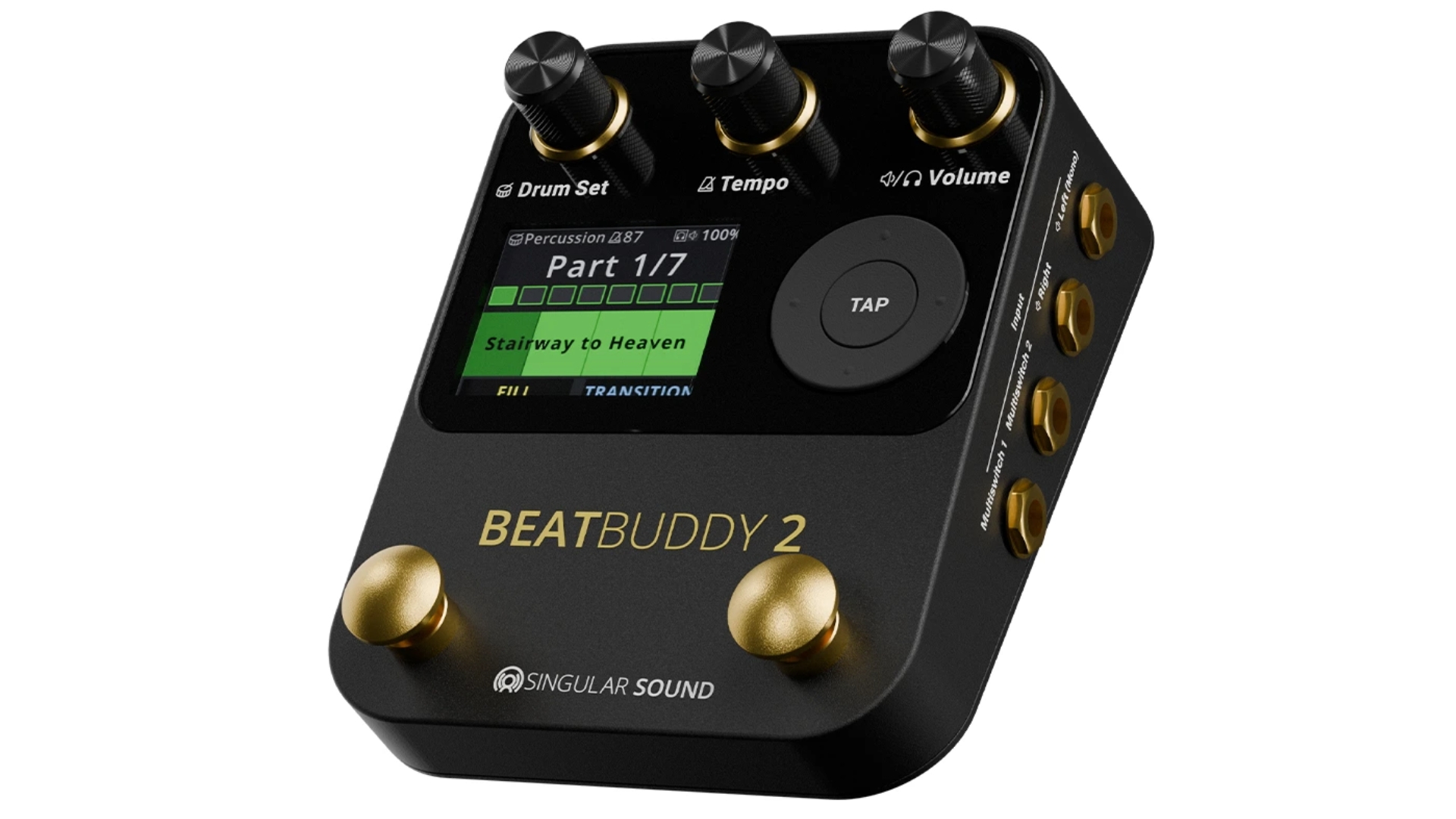 A Singular Sound BeatBuddy 2 drum machine guitar pedal