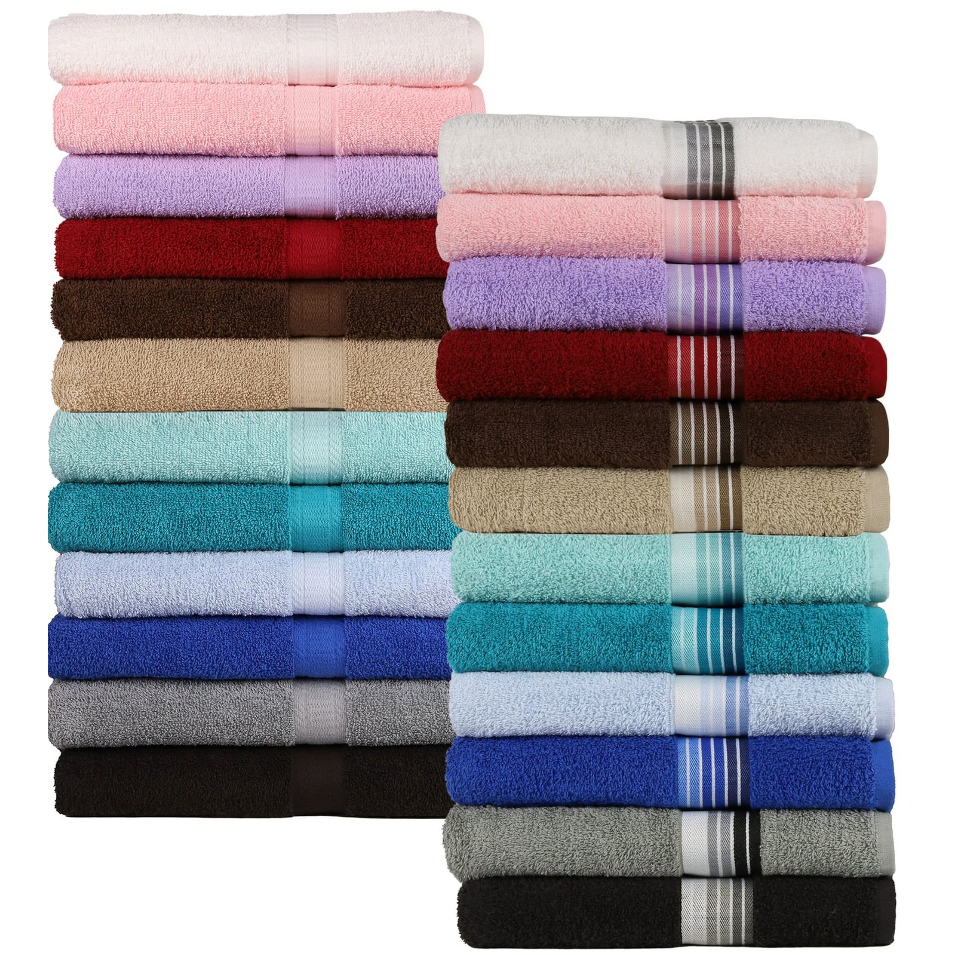 Andalan Solid 18 Piece Bath Towel Set
