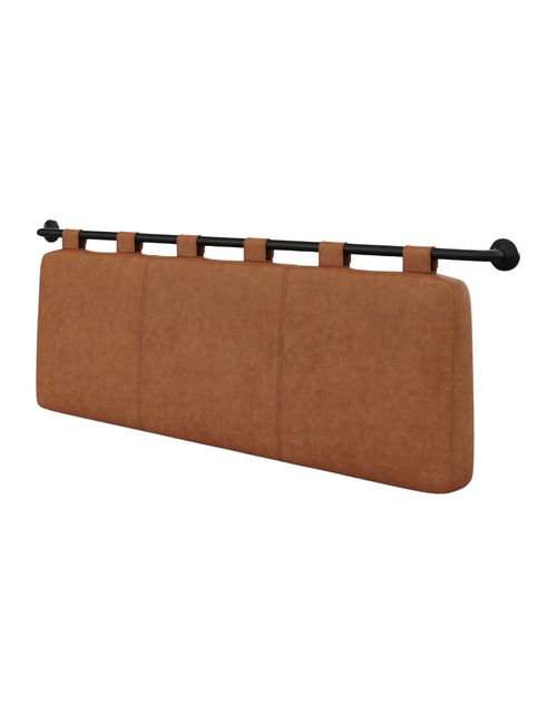 James Leather Hanging Headboard