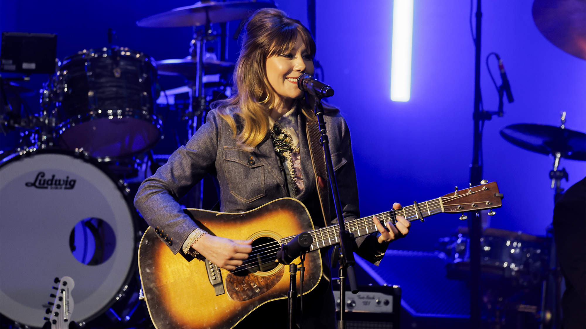Molly Tuttle photographed onstage for CBS presents RINGO & FRIENDS AT THE RYMAN, a two-hour special celebrating the music and legacy of Ringo Starr through the lens of country music, airing Monday, March 10 .