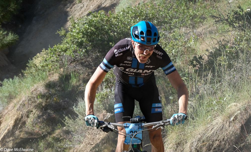 Carl Decker (Team Giant) with Barry Wicks in his sights