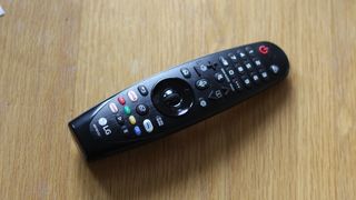 LG BX OLED TV's remote