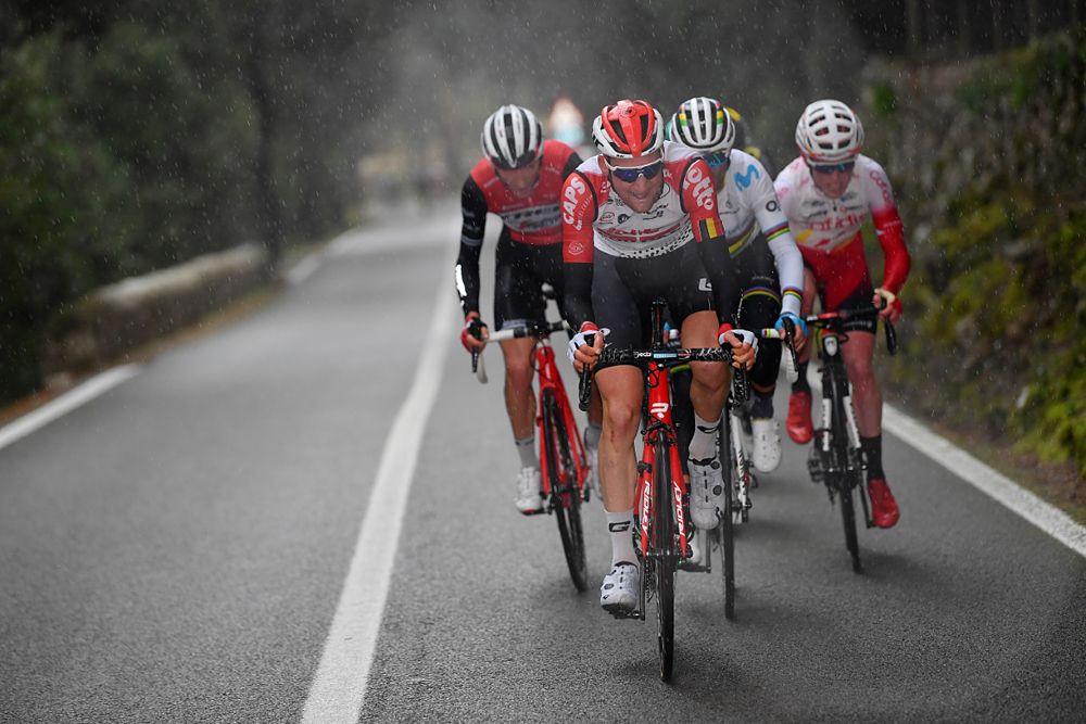 Tim Wellens (Lotto Soudal) in the winning move at Challenge Mallorca's Trofeo Serra de Tramuntana