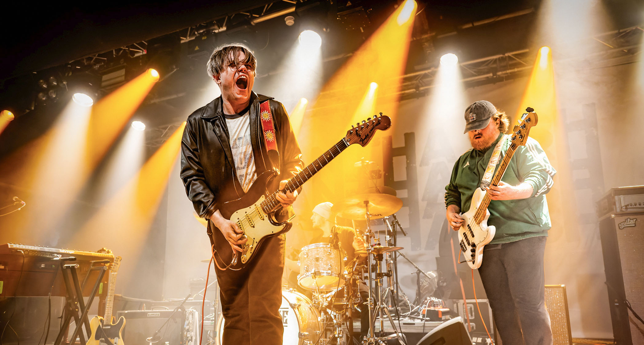 The Zac Schulze Gang in action onstage 