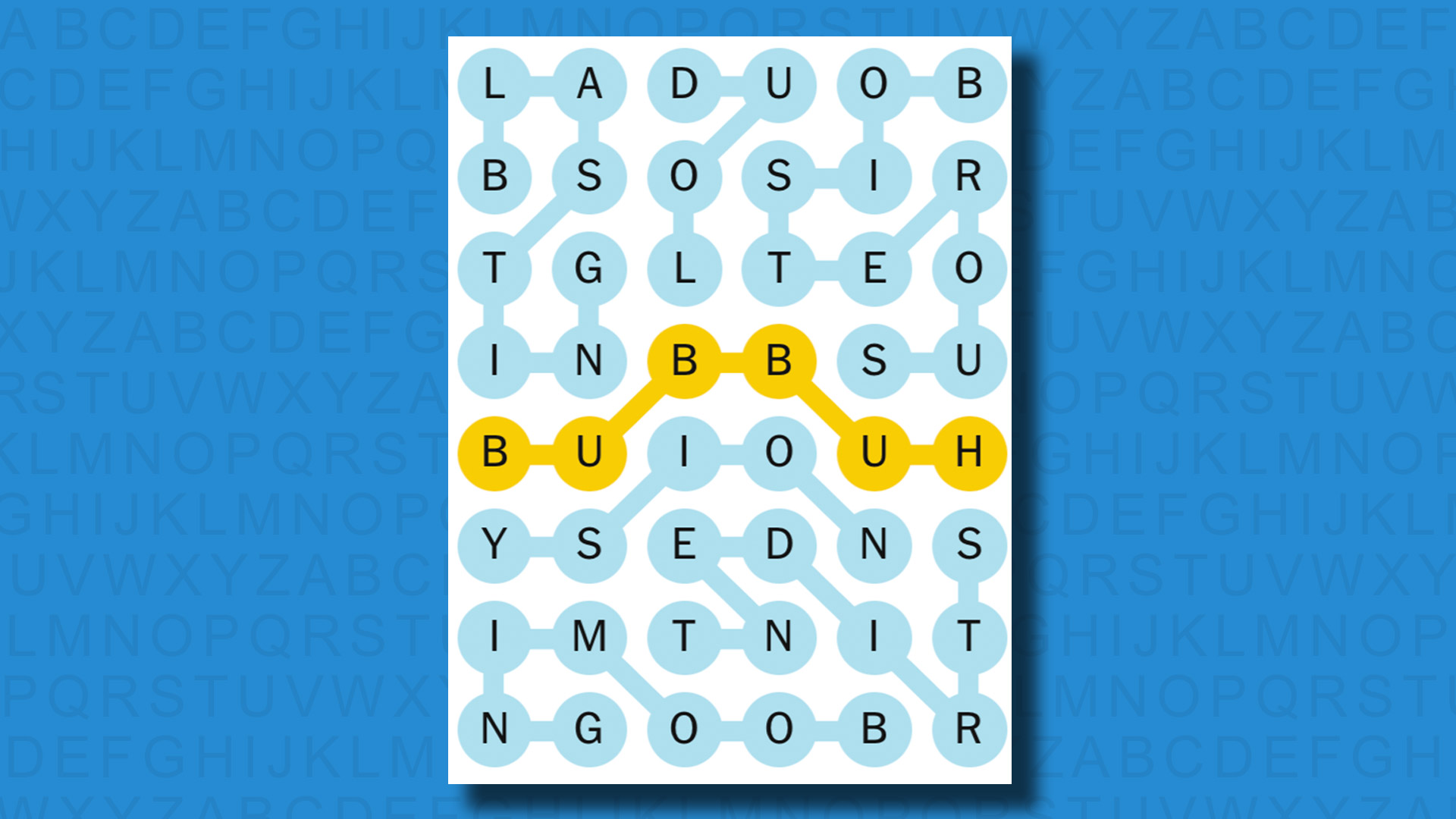 NYT Strands answers for game 539 on a blue background