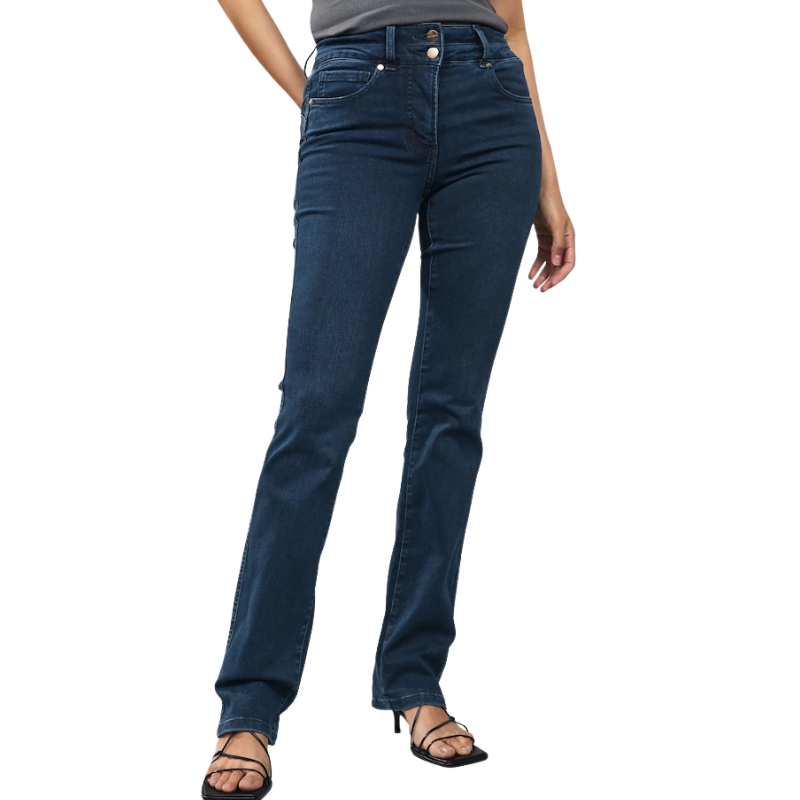 Next, Dark Blue Denim Lift, Slim and Shape Bootcut Jeans