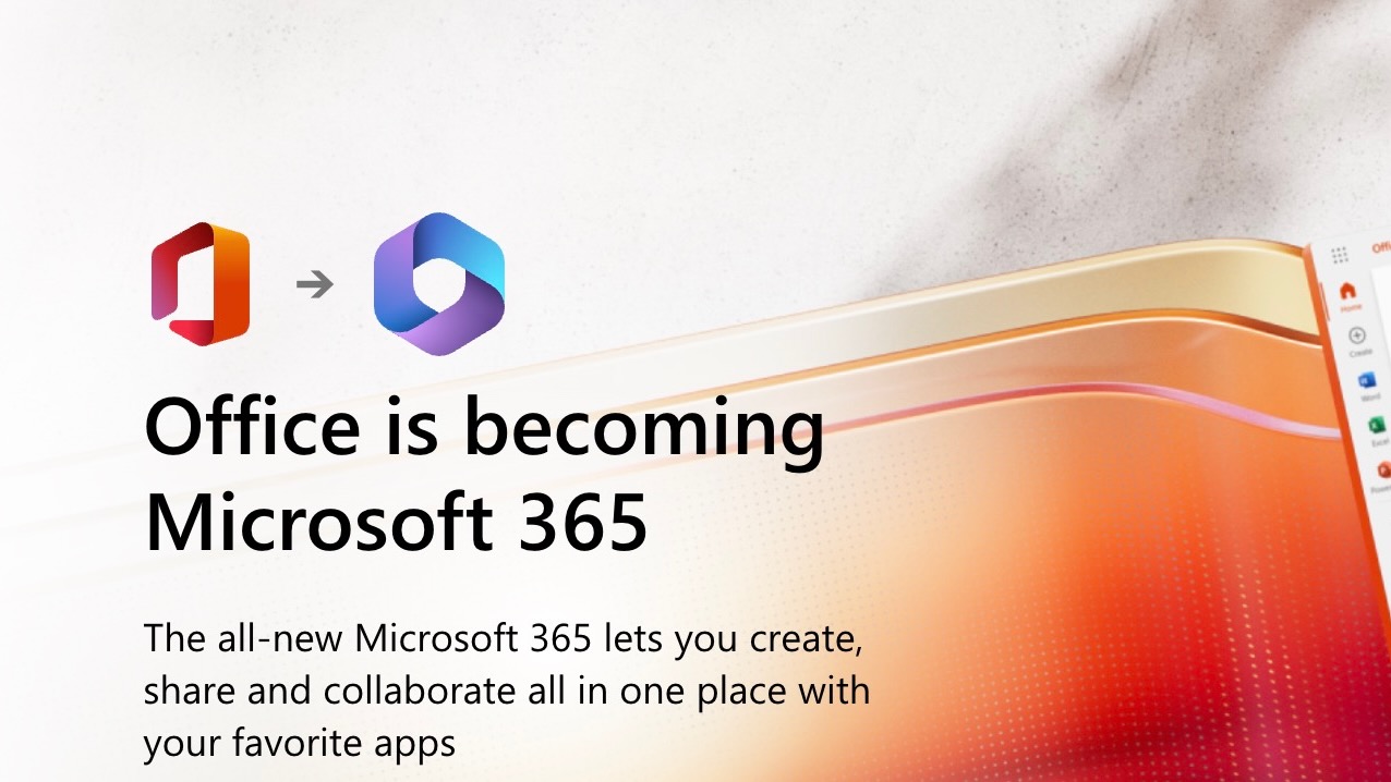 Aus Microsoft Office wird Microsoft 365