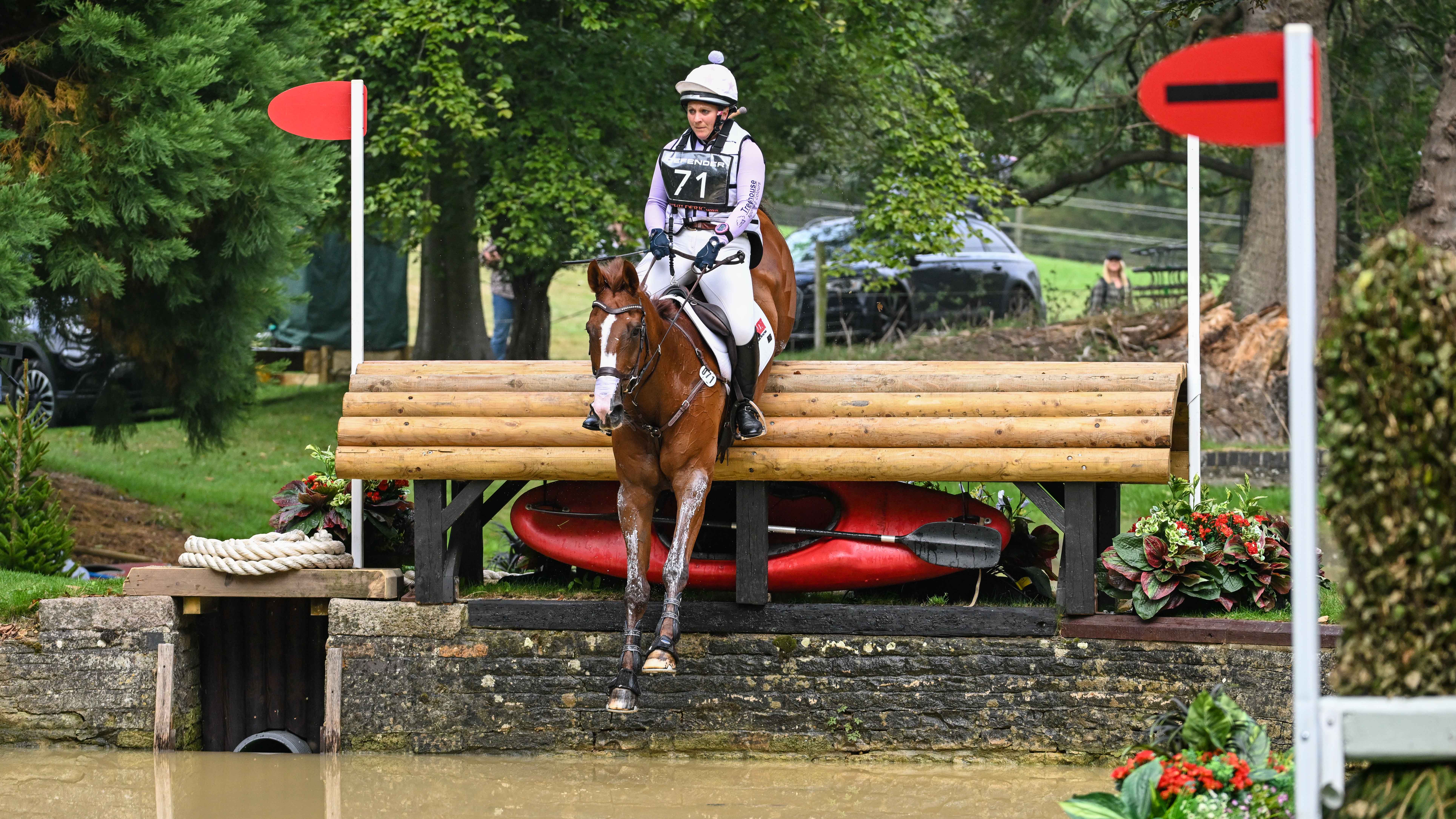 Burghley Horse Trials cross-country - Gemma Stevens and Chilli Knight