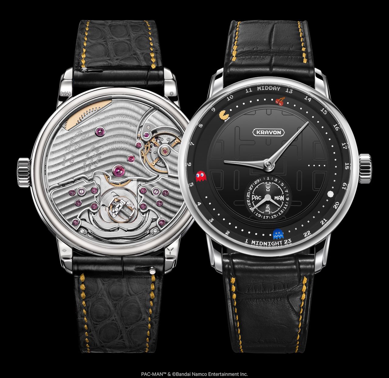 Krayon Pac Man watch from different angles
