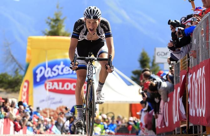 Georg Preidler (Giant-Shimano) finishes 7th on the Monte Zoncolan