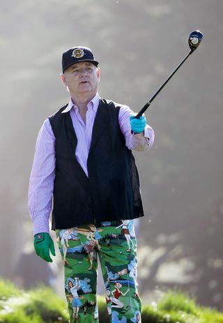 Never a dull moment sartorially when Bill Murray is around