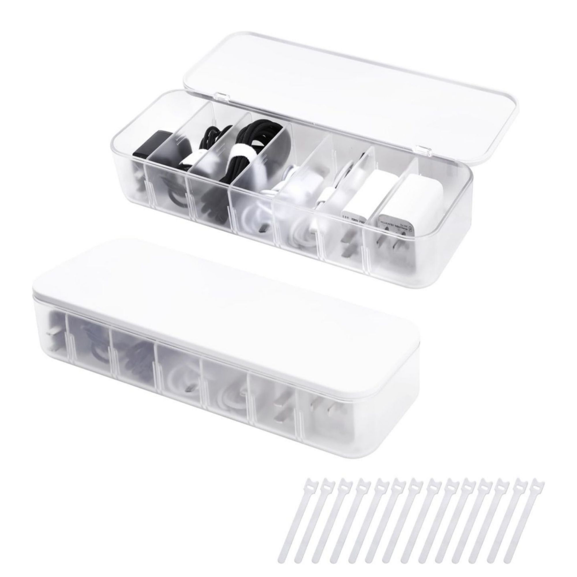 2 Pcs Cable Tidy Management Box