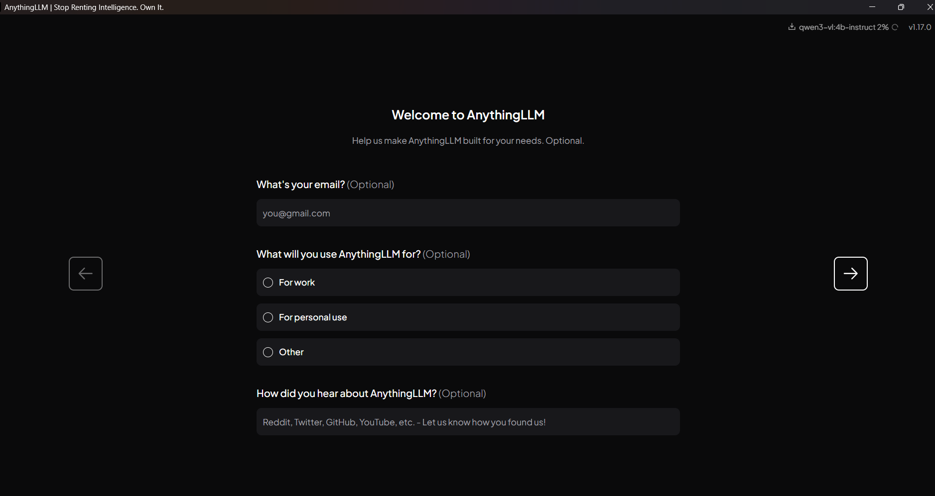 How to set up AnythingLLM local AI