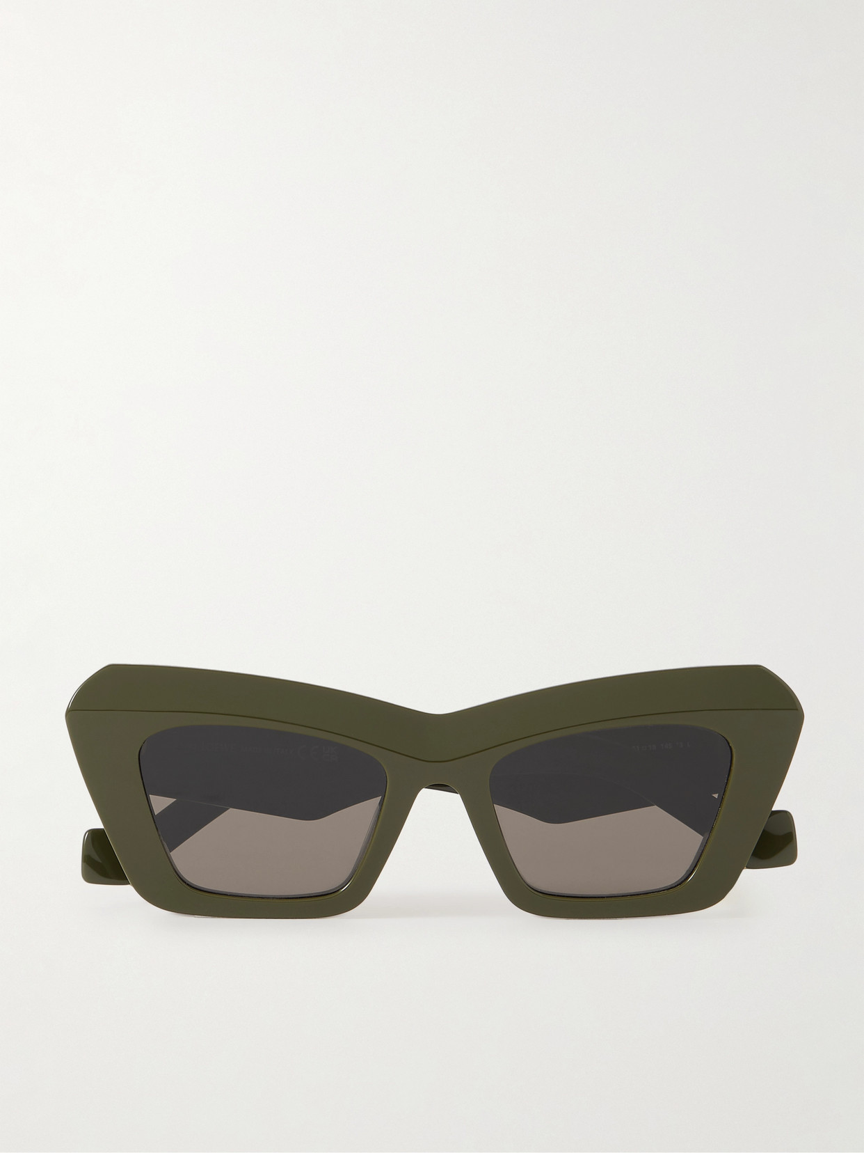 Oversized Cat-Eye Acetate Sunglasses