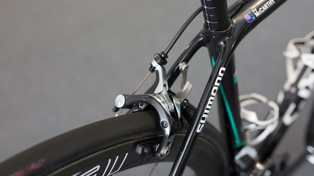 A closer look at the seat stays