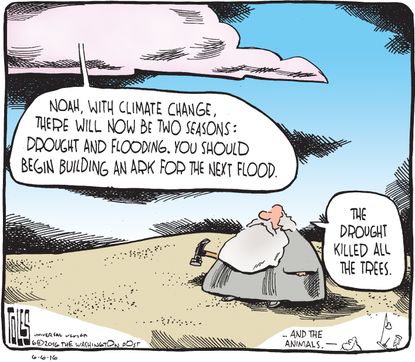 Editorial Cartoon U.S. Global Warming