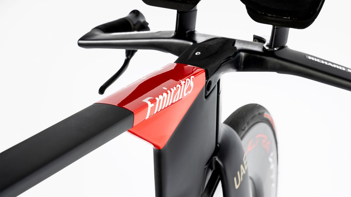 Colnago TT1 detail image on white background
