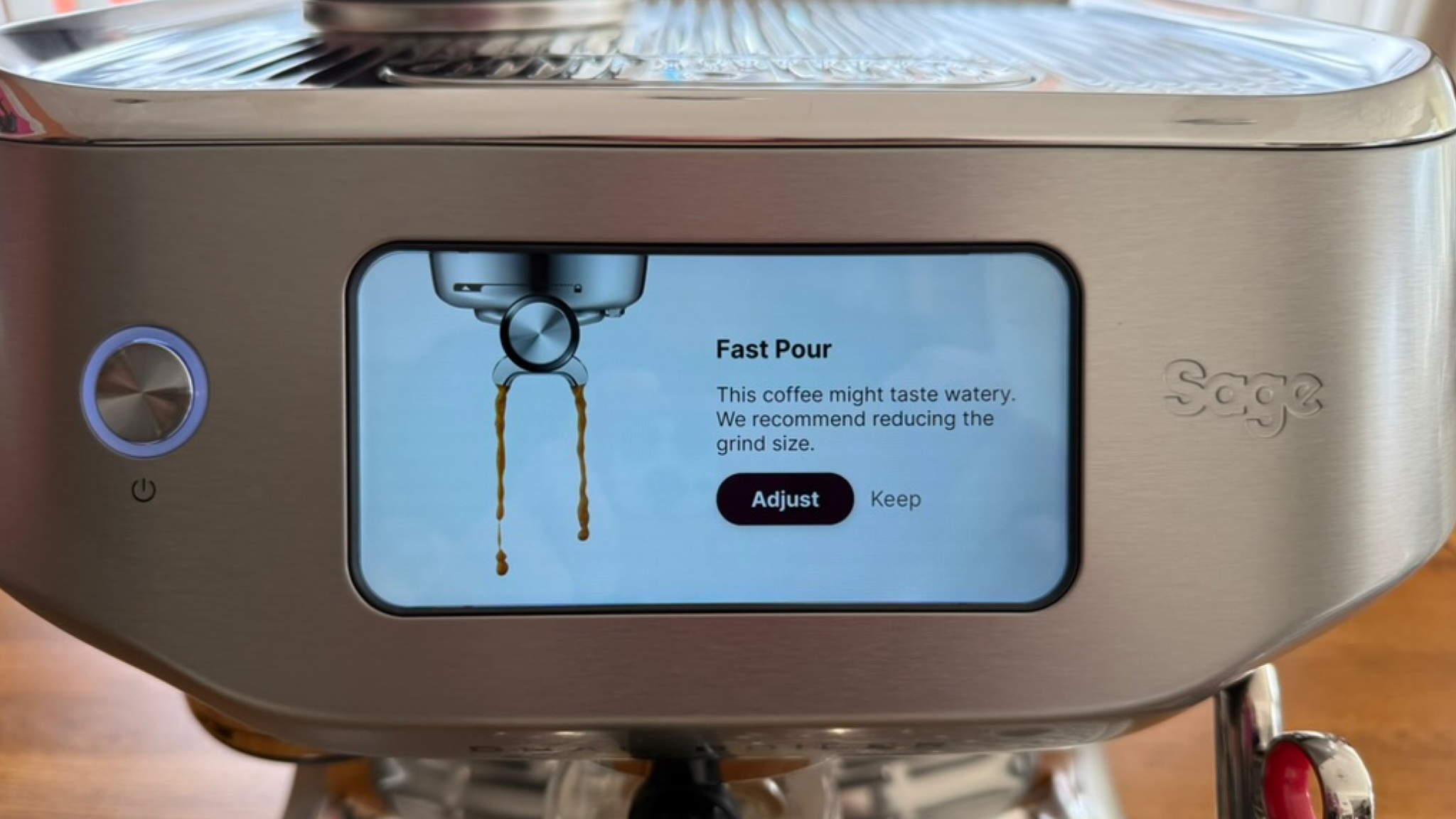Review images showing the Sage The Oracle Dual Boiler coffee machine