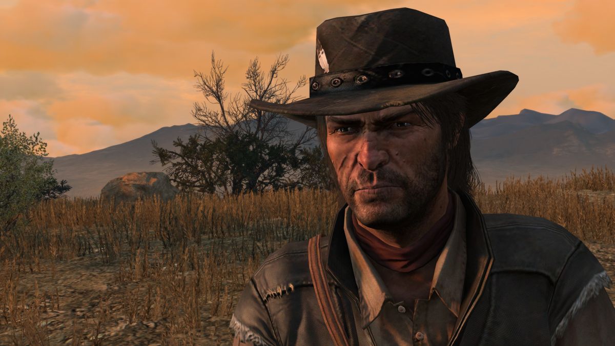 A screenshot of the PC port of Red Dead Redemption, taken using maximum quality settings