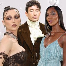 Emma Chamberlain, Barry Keoghan, and Naomi Campbell with dewy skin at the Met Gala