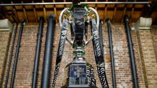 The Six Nations rugby championship trophy 