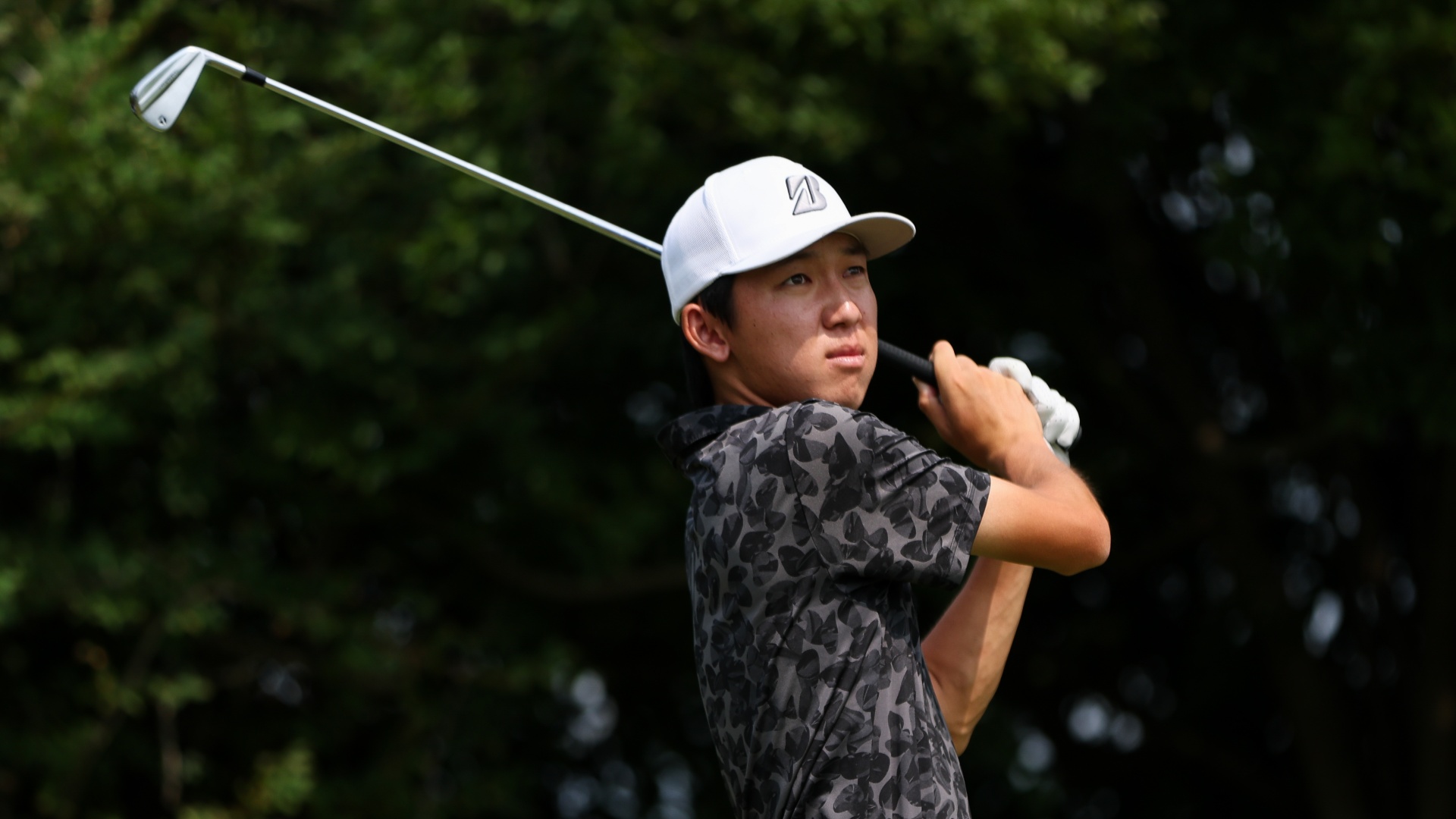 Jay Leng Jr. in action at US Amateur Championship 2026