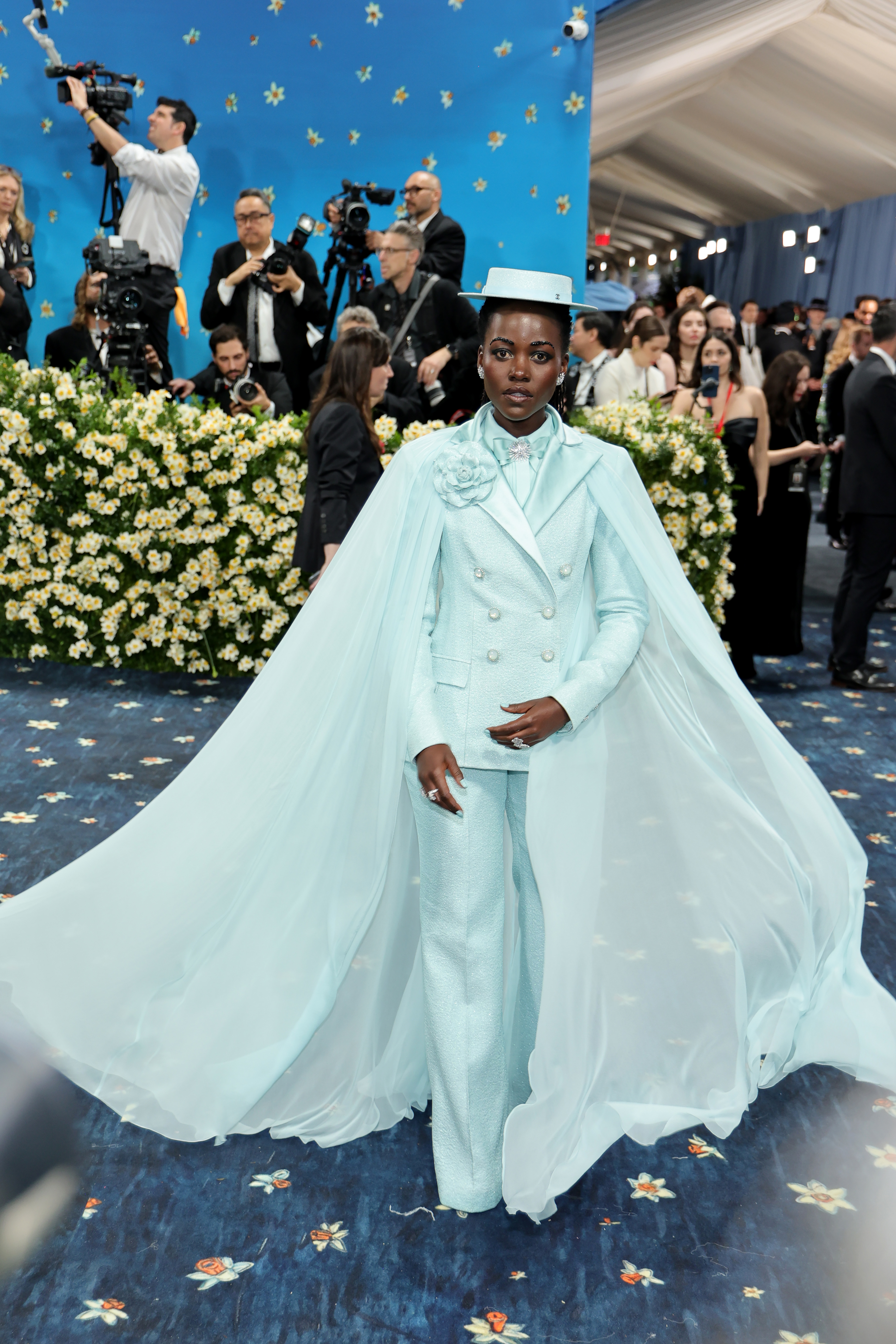 Lupita Nyong'o attends the 2025 Met Gala Celebrating "Superfine: Tailoring Black Style" at Metropolitan Museum of Art on May 05, 2025 in New York City. (Photo by Savion Washington/Getty Images)