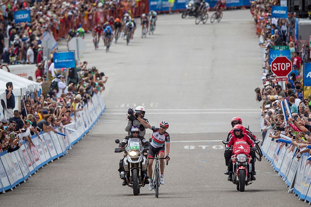Jens Voigt (RadioShack) takes home a stage win in Avila Beach