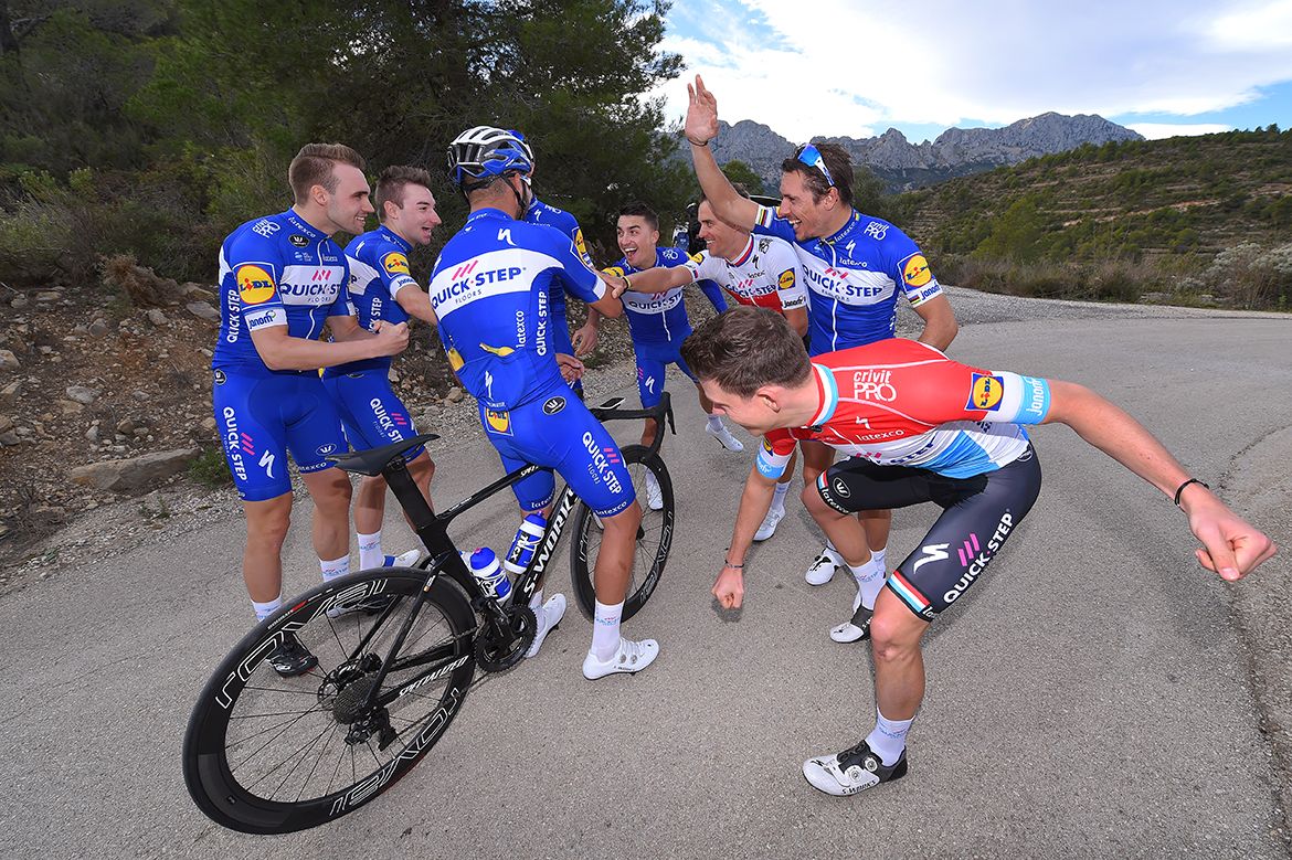 The riders have a bit of fun on their day out