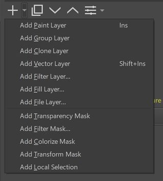 Layers in Krita